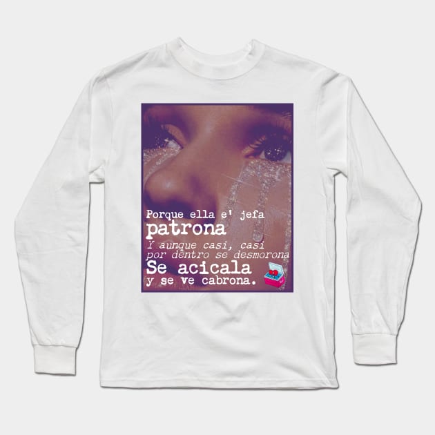 Andrea - Bad Bunny Long Sleeve T-Shirt by emiliapapaya